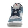 Jordan 1 Mid French Blue Fire Red